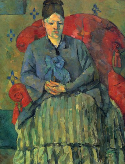 Portrait de Mme Cézanne dans un fauteuil rouge - Paul Cézanne